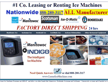 Tablet Screenshot of leaseicemachine.com